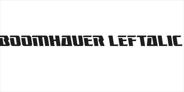 Boomhauer Leftalic Logo