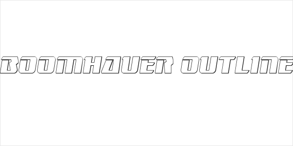 Boomhauer Outline Logo