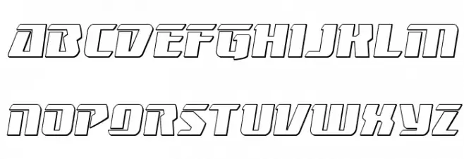 Boomhauer Outline फ़ॉन्ट लोअरकेस