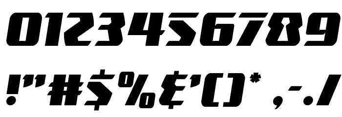 Boomhauer Spaced Font OTHER CHARS
