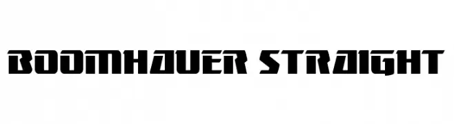 Boomhauer Straight  font caratteri gratis