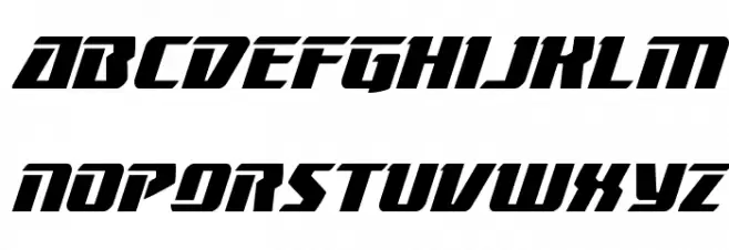 Boomhauer Super-Italic Polices MAJUSCULES