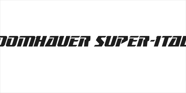 Boomhauer Super-Italic Logo