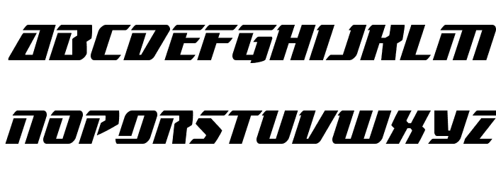 Boomhauer Super-Italic Font LOWERCASE