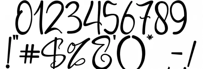 Boomolla Font OTHER CHARS