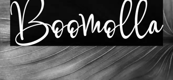 Boomolla Font examples