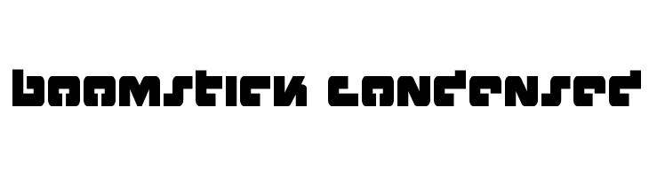 Boomstick Condensed  フリーフォントのダウンロード