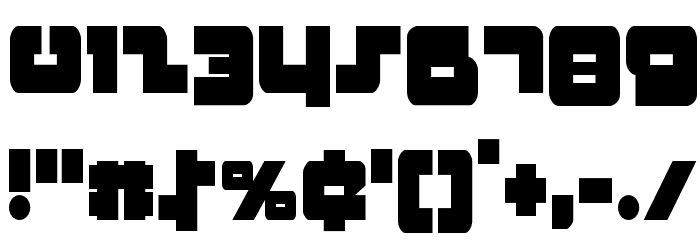 Boomstick Condensed Font OTHER CHARS