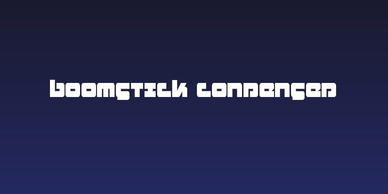 Boomstick Condensed Social Header