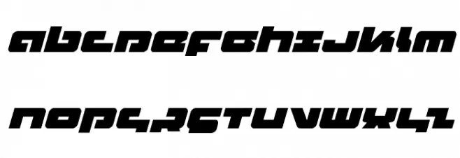 Boomstick Expanded Italic Polices MAJUSCULES
