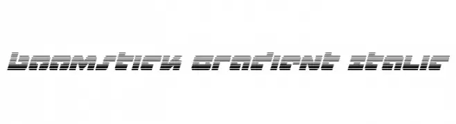 Boomstick Gradient Italic  Скачать бесплатные шрифты