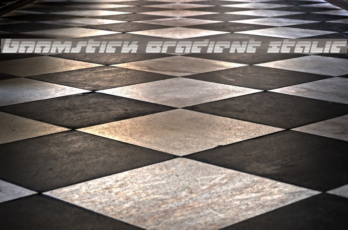 Boomstick Gradient Italic Example 2