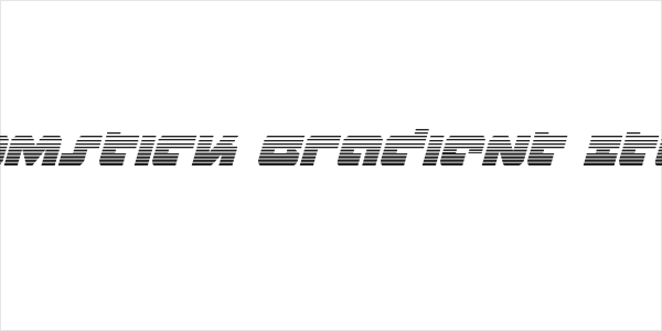 Boomstick Gradient Italic Logo
