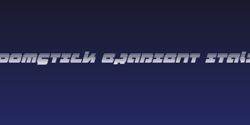 Boomstick Gradient Italic Social Header
