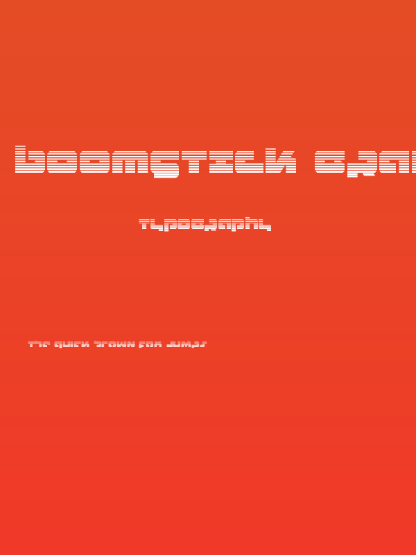 Boomstick Gradient Poster