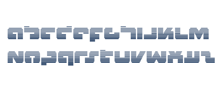 Boomstick Gradient Lowercase