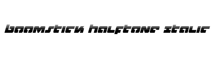 Boomstick Halftone Italic  フリーフォントのダウンロード