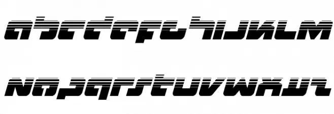Boomstick Halftone Italic Schriftart Kleinbuchstaben