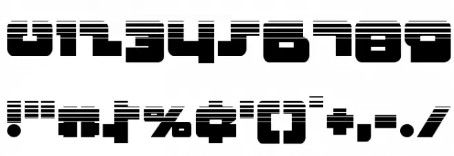 Boomstick Halftone Font OTHER CHARS