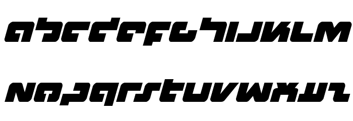 Boomstick Italic Font LOWERCASE
