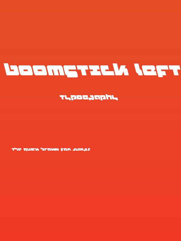Boomstick Leftalic Poster