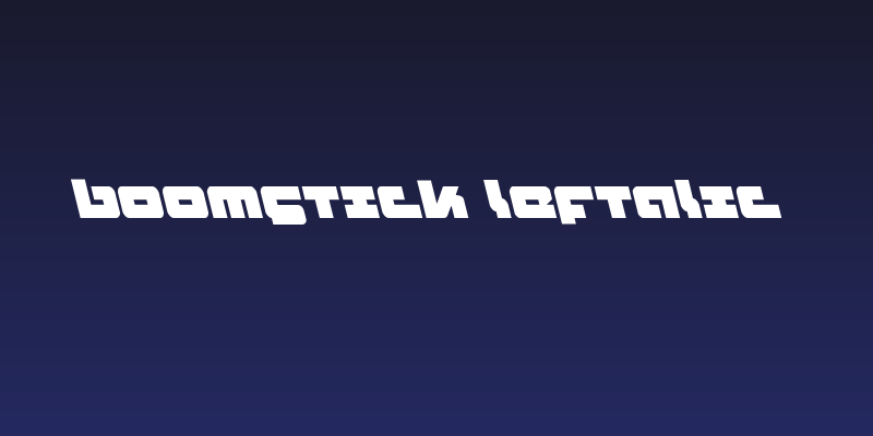 Boomstick Leftalic Social Header