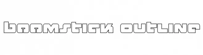 Boomstick Outline  لخطوط تنزيل