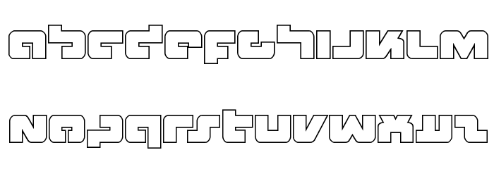 Шрифт outline