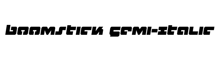 Boomstick Semi-Italic  لخطوط تنزيل