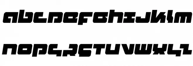 Boomstick Semi-Italic Schriftart Groß