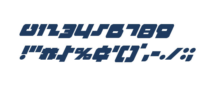 Boomstick Super-Italic Other Characters