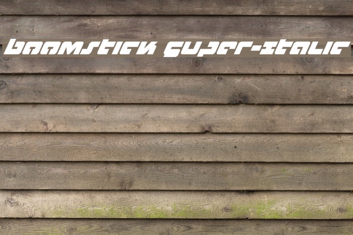 Boomstick Super-Italic Example 3