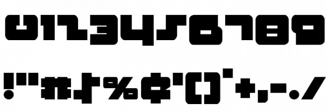 Boomstick Font OTHER CHARS