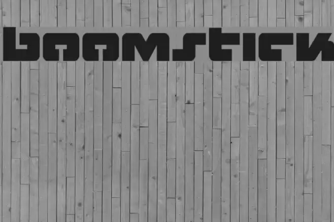Boomstick Font examples
