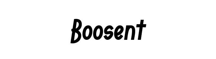 Boosent  नि: शुल्क फ़ॉन्ट्स डाउनलोड