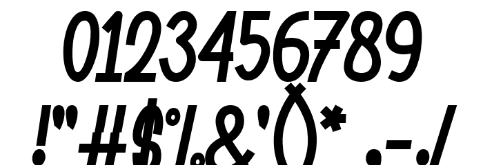 Boosent Font OTHER CHARS
