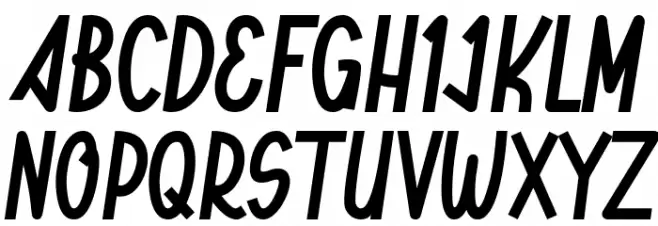 Boosent Schriftart Groß