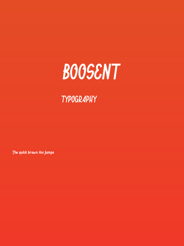 Boosent Poster