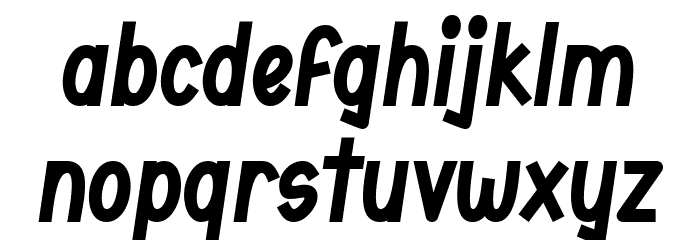 Boosent Font LOWERCASE