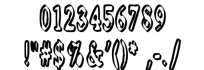 Boosta Font OTHER CHARS