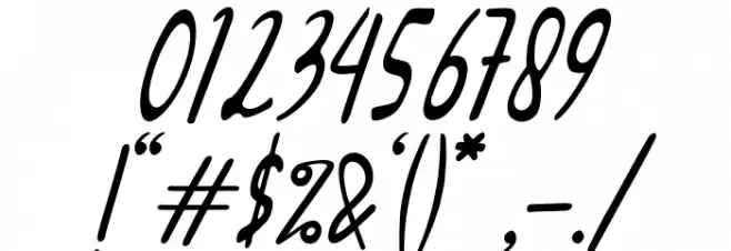 Boostany Font OTHER CHARS