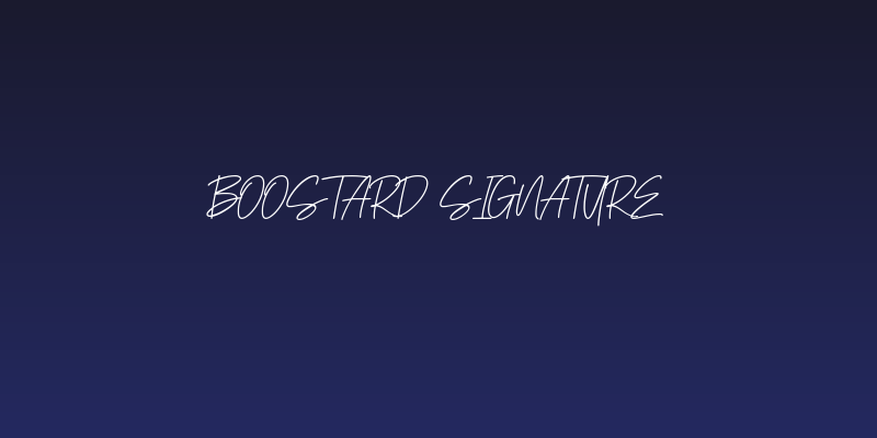 Boostard Signature Social Header