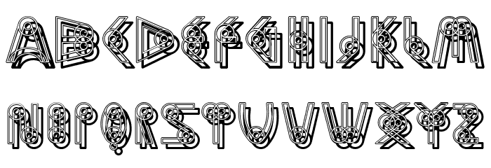 Booster Regular Font LOWERCASE