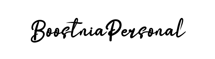 Boostnia Personal  Fuentes Gratis Descargar