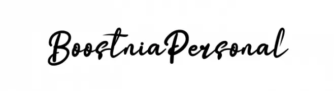Boostnia Personal  Frei Schriftart Herunterladen