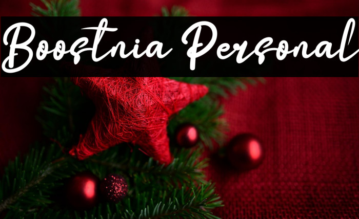 Boostnia Personal Example 2