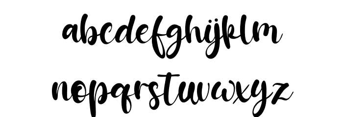 Boostone Font LOWERCASE