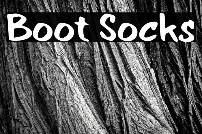 Boot Socks Example 1