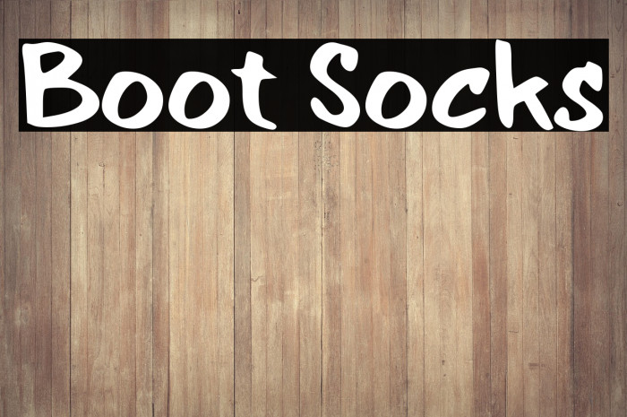 Boot Socks Example 2