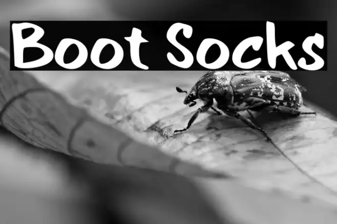 Boot Socks Example 3